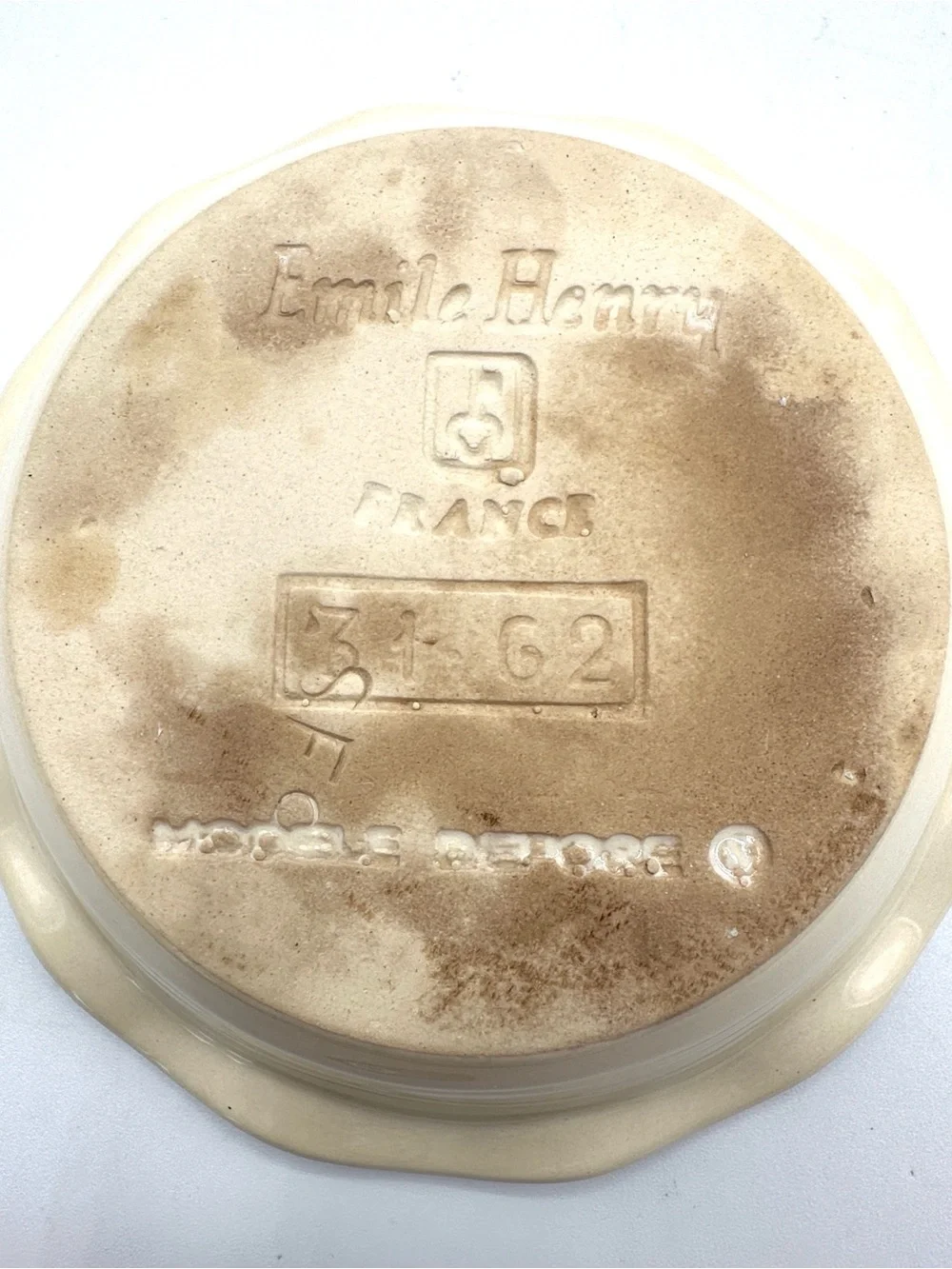 Set of 4 Emile Henry mini pie plates. Made in France. See pictures